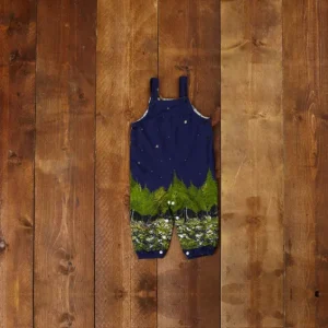 Cheap Palava Ashley Newborn Baby Romper - Navy Woodland