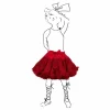 Online Palava Baby / Toddler Petticoat - Sparkly Red