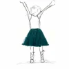 Clearance Palava Baby / Toddler's Petticoat - Emerald Green