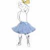 Outlet Palava Baby / Toddler's Petticoat - Sky Blue
