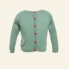 Discount Palava Children's Classic Cardigan - Sage