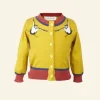 Store Palava Children's Classic Cardigan - Mustard Puffin