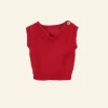 Flash Sale Palava Children's Tank Top - Red Cotton