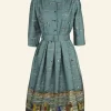 Cheap Palava Cynthia - Teal Loch Ness Monster Dress