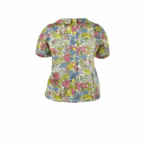 Cheap Palava Edna Girl's Blouse - Cream Flower Garden