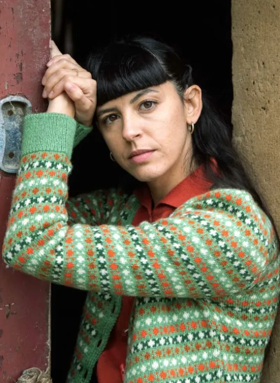 Flash Sale Palava Heritage - 100% British Wool Cardigan - Popcorn Green