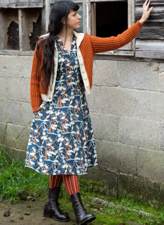 Outlet Palava Heritage - 100% British Wool Cardigan - Corvette Rust