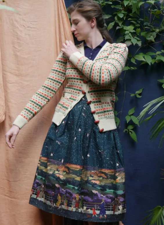 Best Palava Heritage - Popcorn Cream Cardigan