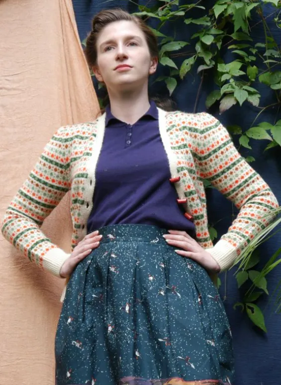 Best Palava Heritage - Popcorn Cream Cardigan