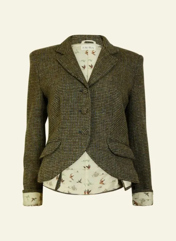 Best Palava Heritage Riding Jacket - Hazel with Cream Duck Lining