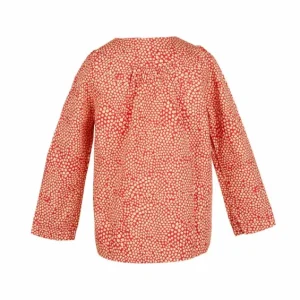 Hot Palava Izzy girl's blouse - Red poppy print