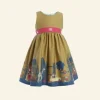 Shop Palava Martha Baby / Toddler Dress - Mustard Yellow London Print