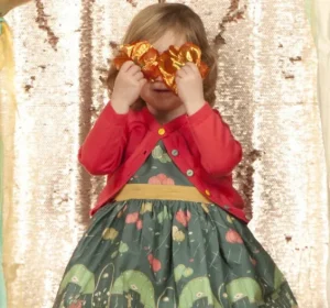 Best Palava Martha Children's Dress - Teal Ballroom