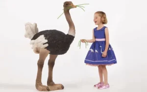 Cheap Palava Millie Children's Dress - Blue Flamingo