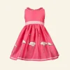 Store Palava Millie Children's Dress - Raspberry Large Flamingo