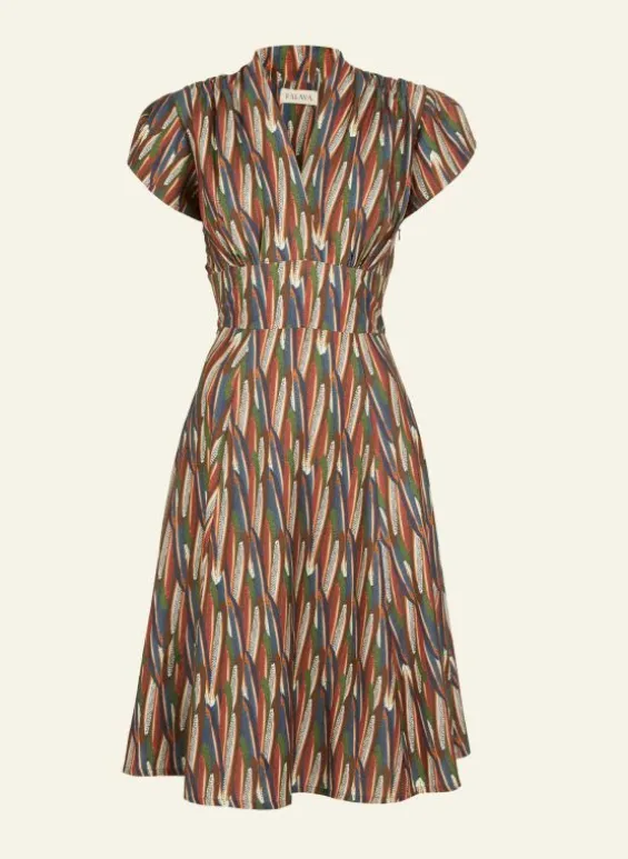 New Palava Rita - Multi Feathers Dress