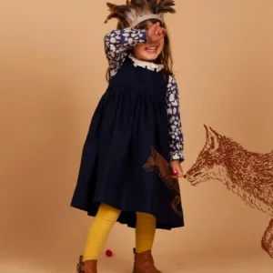 New Palava Rosie Children's Dress - Navy Fox